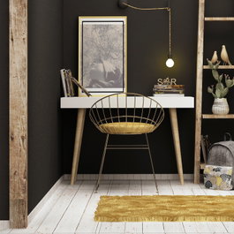 Hanah Home Veronika Mesa de Estudio Blanca